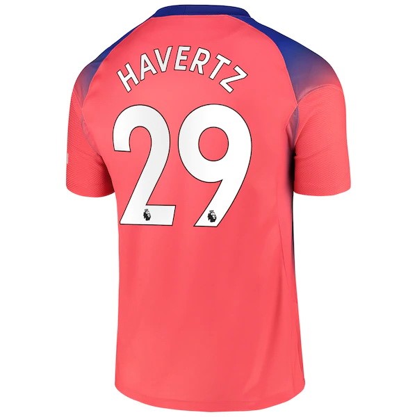 Camiseta Chelsea NO.29 Havertz Tercera equipo 2020-2021 Naranja